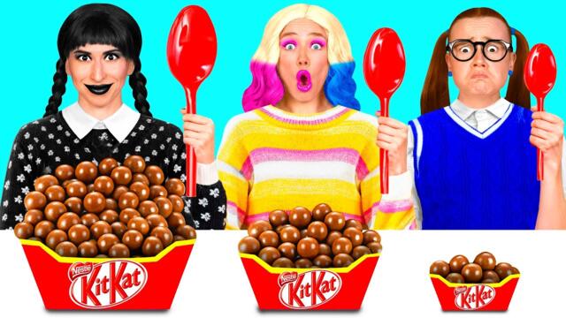 Велика, Середня або Маленька Тарілка Челендж | Смішні Рецепти з Їжею від BaRaDa Challenge