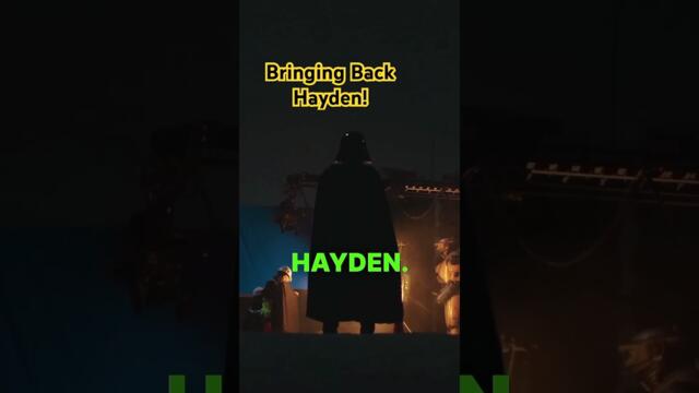 Bringing Back Hayden #starwars #film #movie #shorts #sub #viralvideo #trending #disney #vader #short