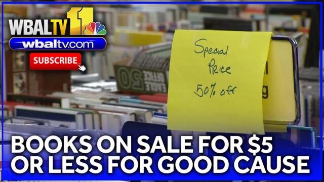 Books on sale at $5 or less at Towson library