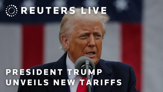 LIVE: President Trump unveils sweeping new tariffs