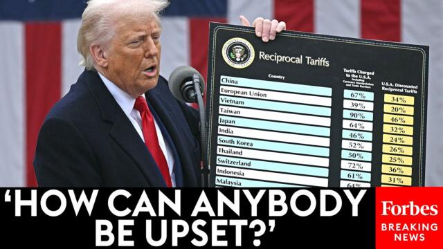 BREAKING NEWS: President Trump Unveils World-Shaking Reciprocal Tariffs At 'Liberation Day' Event