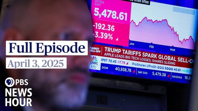 PBS News Hour full episode, April 3, 2025