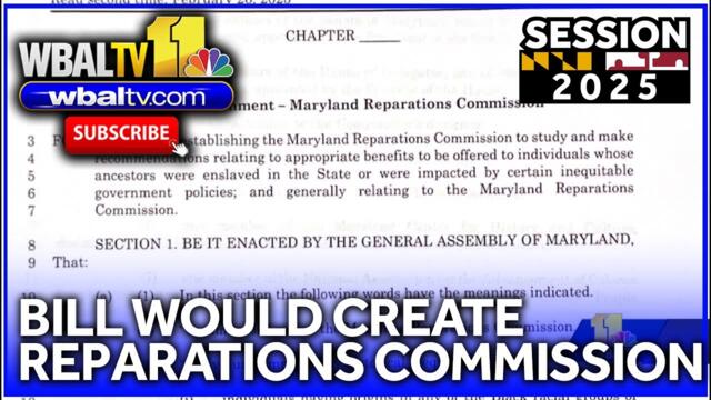 Bill would establish slavery reparations commission