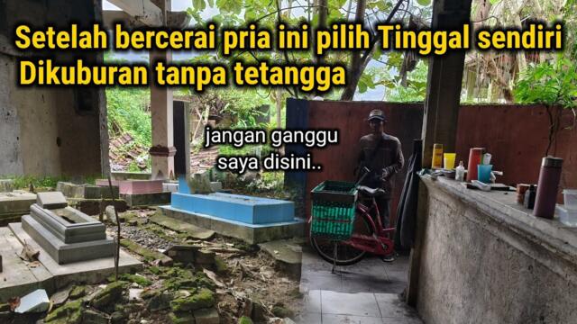INI NYATA‼️NEKAD 24 JAM DI KUBURAN TINGGAL SENDIRIAN DI RUMAH UNIK DAN ANEH