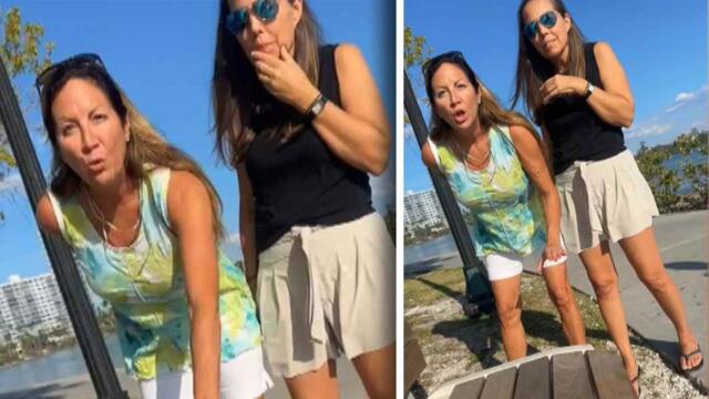 Nasty Confrontation Over Florida Park Bench Caught on Camera