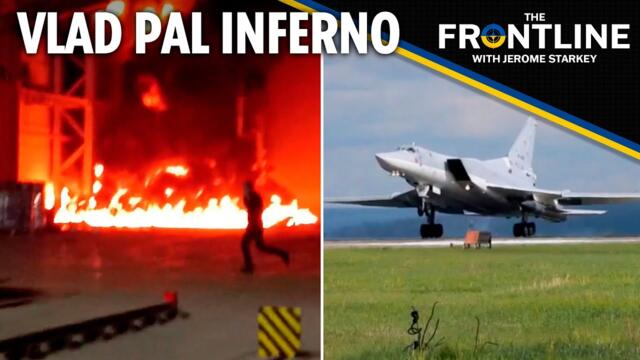 'Sabotage' strike on Putin spy boss's shipyard - as TU-22M Backfire crashes in fireball