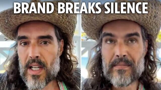 Russell Brand breaks silence after being charged with rape & assaults