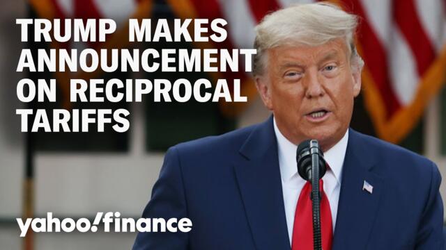 President Trump makes announcement on reciprocal tariffs