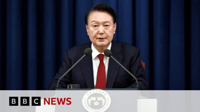 South Korean President Yoon Suk Yeol removed from office over martial law order | BBC News