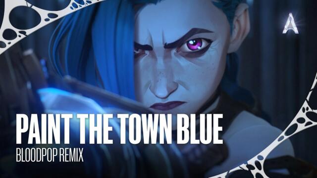Ashnikko - "Paint The Town Blue (BloodPop Remix)" (from Arcane Season 2) [Official Visualizer]