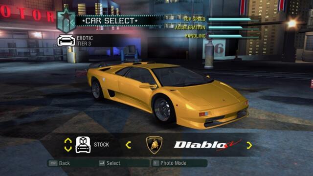 All cars in NFS Carbon REDUX 2025