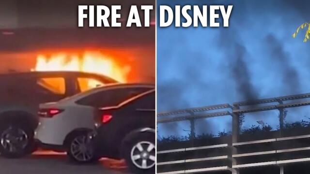 Disneyland blaze sparks chaos with black smoke covering Anaheim resort