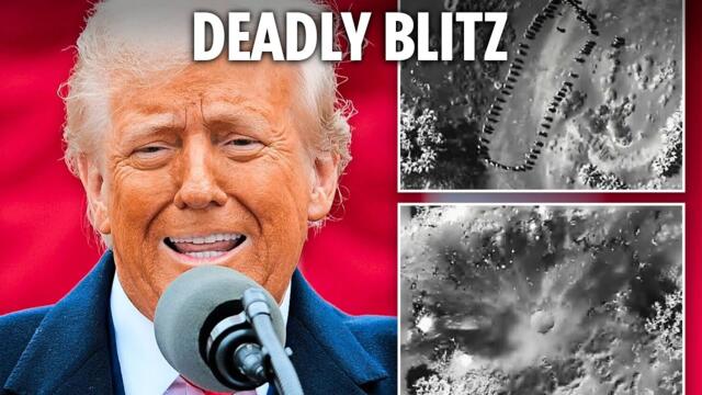 Trump posts clip of strike wiping out Houthis & jokes about foiling attack