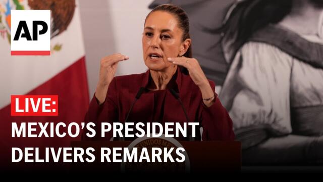 LIVE: Mexico’s President Claudia Sheinbaum speaks after Trump’s tariffs announcement