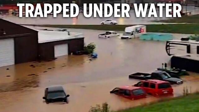 Cars vanish as life-threatening floods hit Southern Missouri