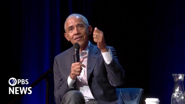 WATCH: 'It's up to all of us to fix this,' Obama says about democracy
