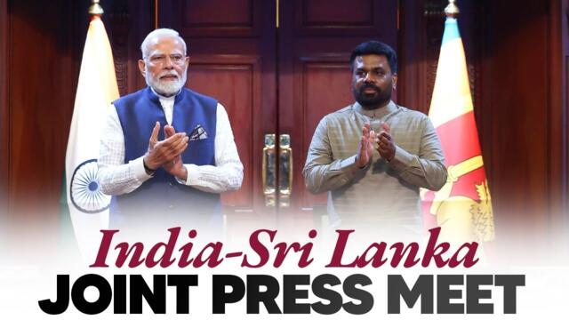LIVE: PM Modi and President Dissanayake at the joint press meet in Colombo, Sri Lanka