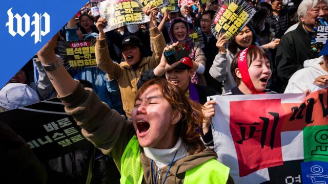 South Koreans overjoyed after president gets impeached