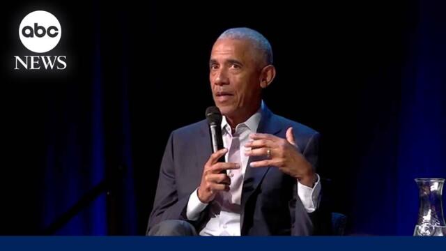 'It is up to all of us to fix this:' Former President Barack Obama on American ideals