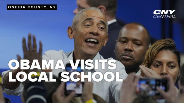 Former President Obama speaks to sold-out crowd in highly-anticipated event