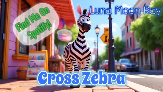 Cross Zebra | Kids Road Safety Song | Fun Animal Song for Kids | Kids Party Music