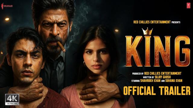 KING - Hindi Trailer | Shahrukh Khan | Aryan Khan | Suhana Khan | Abhishek B, New Movie Trailer 2025
