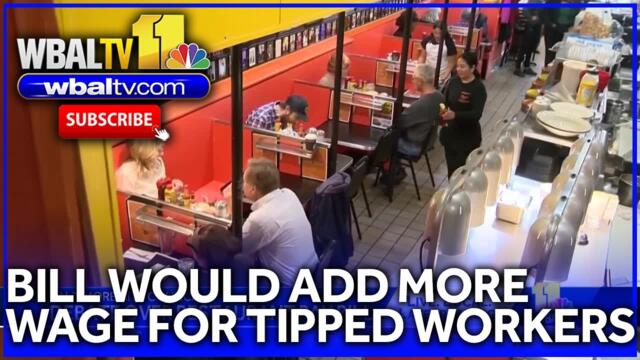 Bill would add higher hourly wage for tipped workers