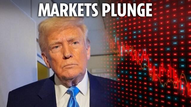 Global stock markets plunge again as Donald Trump calls his sweeping tariffs 'medicine'