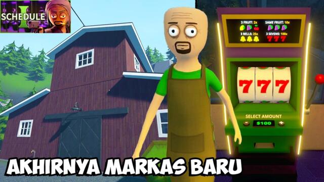 AKU BELI MARKAS BESAR BARU DAN SEWA KARYAWAN HASIL MENANG JACKPOT! Schedule I GAMEPLAY #6