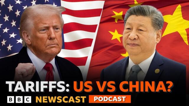 How far will US President Donald Trump go with China tariffs, as stock market falls? | BBC Newscast