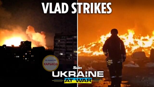 Kharkiv explodes as Russia launches more than 20 strikes on Ukraine city