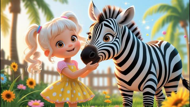 Зебра, Зебра 🦓  | Детска Песен на Български 🐘