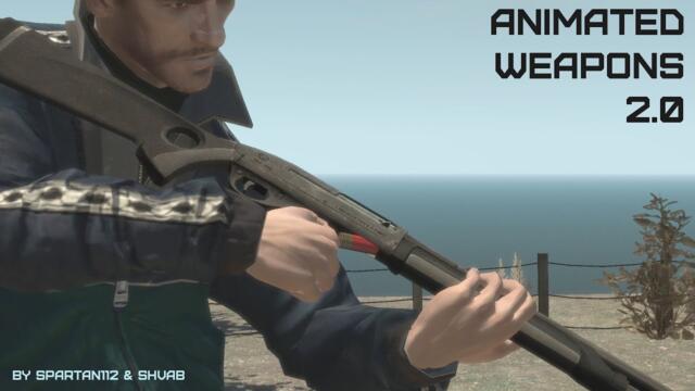 GTA 4 Animated Weapons 2.0 RELEASE