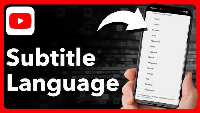 How To Change Subtitle Language On YouTube App