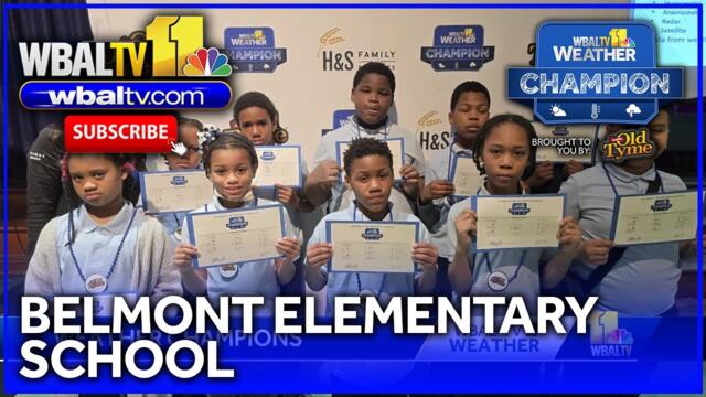 Weather Champion: Belmont Elementary School