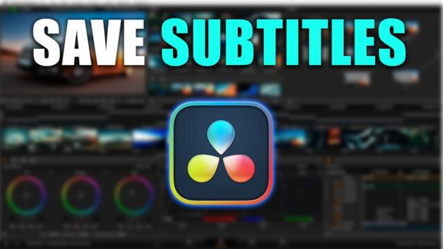 How to Save Subtitles in Davinci Resolve 19 (Best Method)