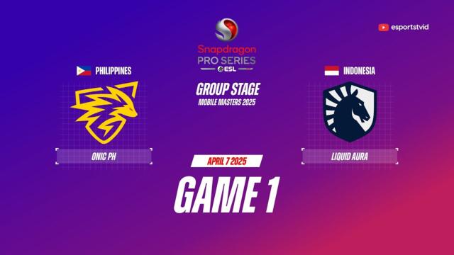 ONIC PH vs Team Liquid ID GAME 1 ESL Mobile Masters 2025 | ONIC vs TLID ESPORTSTV