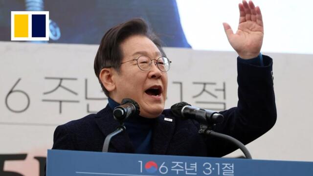 South Korea’s opposition leader Lee Jae-myung runs for president