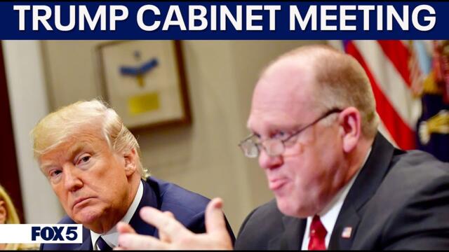 FULL MEETING: President Trump holds full Cabinet Meeting after pausing tariffs