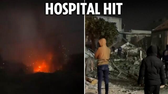 Israeli air strike hits Gaza hospital 'housing Hamas command center'
