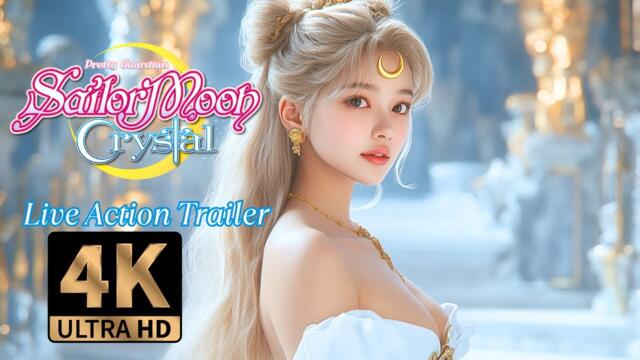 SAILOR MOON CRYSTAL - BIRTH OF BLACK LADY LIVE ACTION Trailer - 美少女戦士セーラームーン 暗黑の女王ブラックレディ AI Concept