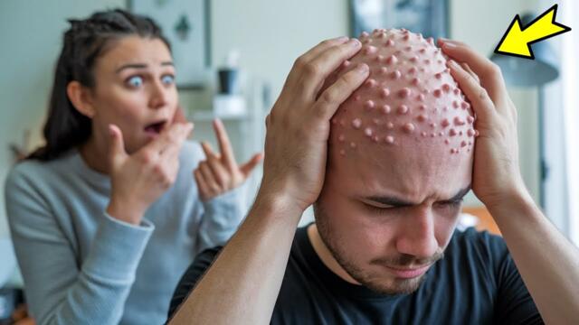 Мужчина думал, что у него блохи, но жена присмотрелась и закричала от ужаса!