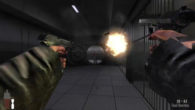 Max Payne 1 PC - First Person Mod + Upscale Textures - Early Game