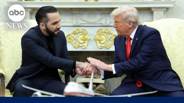 President Trump meets with El Salvador’s Nayib Bukele amid deportation controversy