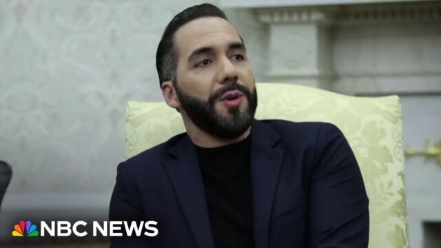 El Salvador’s president says he will not return deported man to U.S.