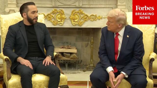 WATCH: President Trump Hosts El Salvador's President Nayib Bukele In Oval Office
