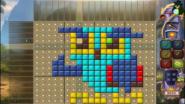 Fantasy Mosaics 24: Deserted Island (Gameplay) HD