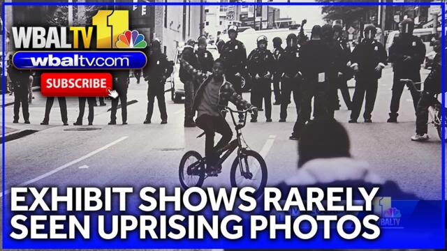 Exhibit shows rarely seen photos of Baltimore Uprising