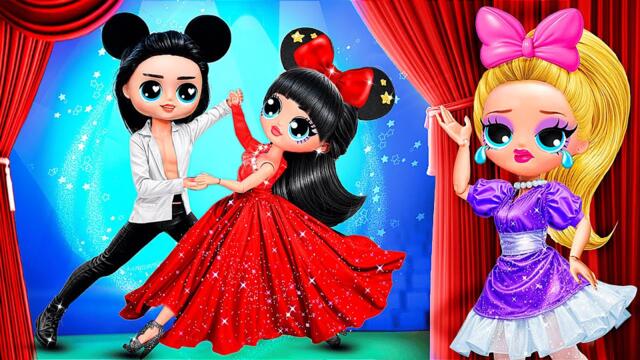 Minnie and Mickey Mouse Became Ballroom Dancers! Cute Doll DIY Crafts by LaLiLu