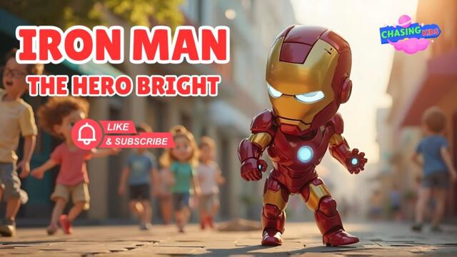 IRON MAN THE HERO BRIGHT - A Fun Rhyme Song for Kids | Chasing Kids | Iron Man | Super Hero Song
